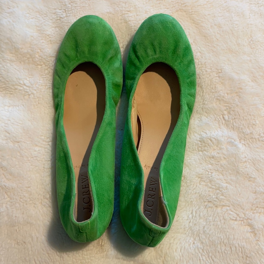 JCrew suede flats